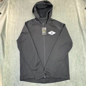 NWT Nike Therma Full Zip Hoodie Men’s Large Black Dri-FIT Athletic Jacket